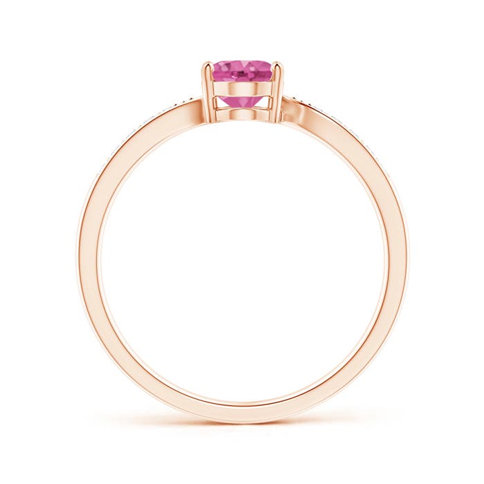 AAA - Pink Sapphire / 0.92 CT / 14 KT Rose Gold