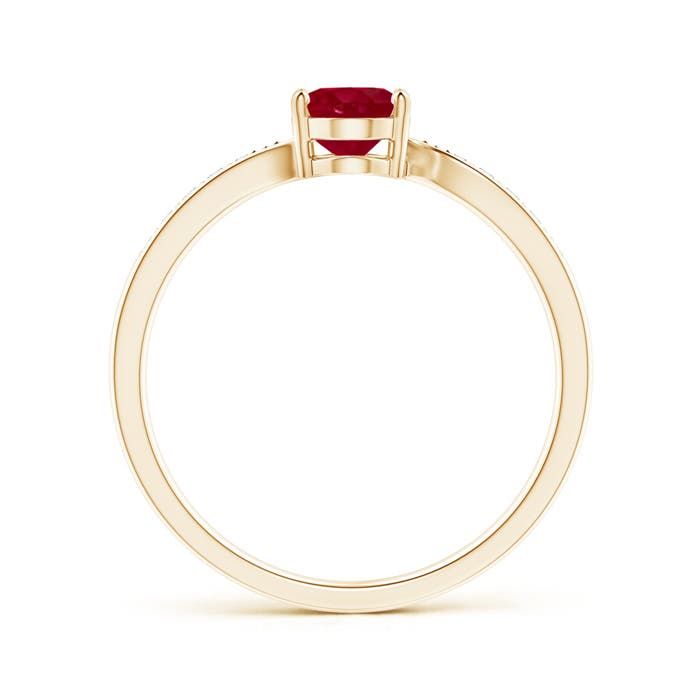 AA - Ruby / 1.07 CT / 14 KT Yellow Gold