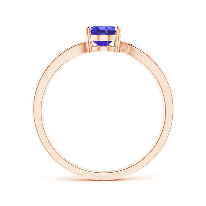 AA - Tanzanite / 0.87 CT / 14 KT Rose Gold