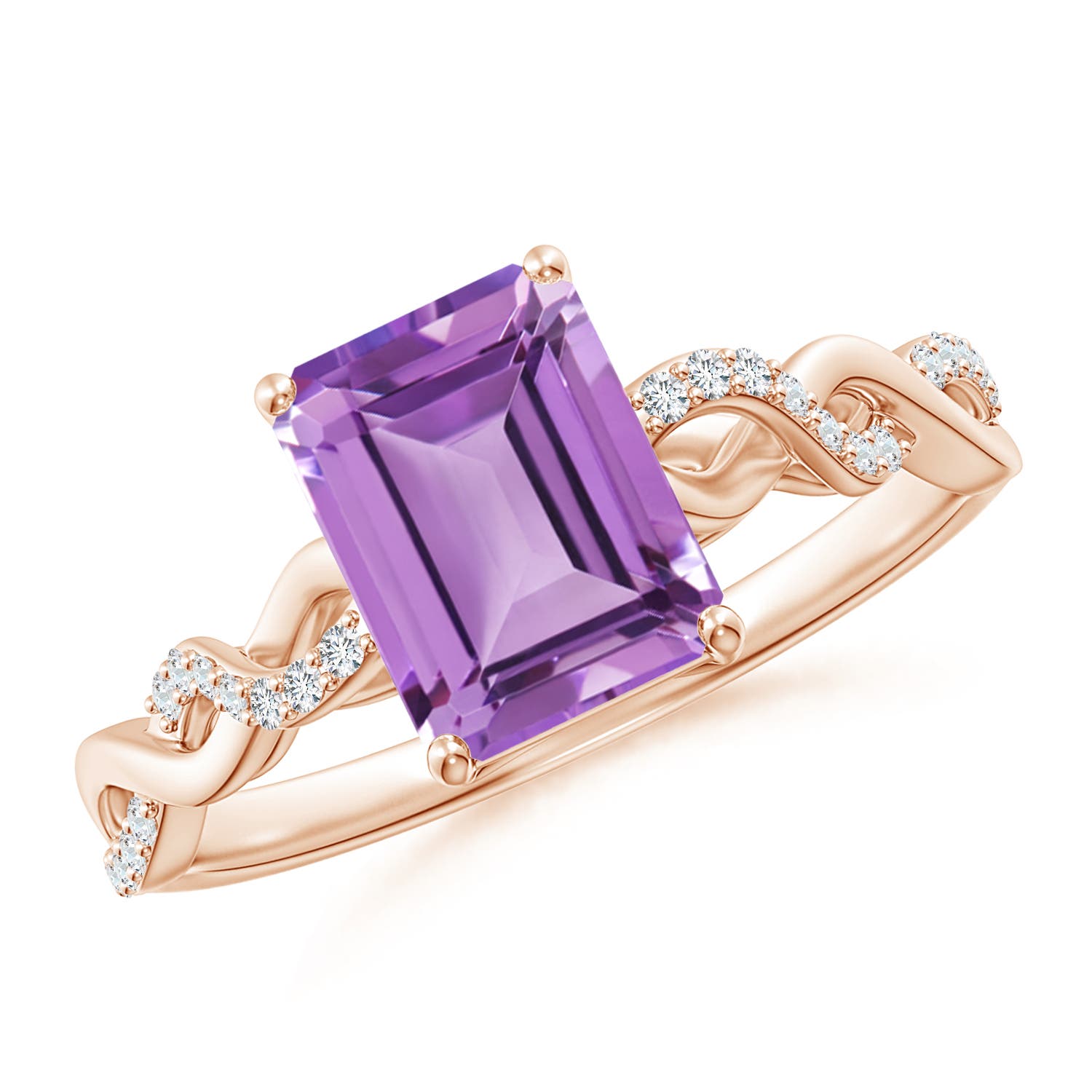 A - Amethyst / 1.63 CT / 14 KT Rose Gold