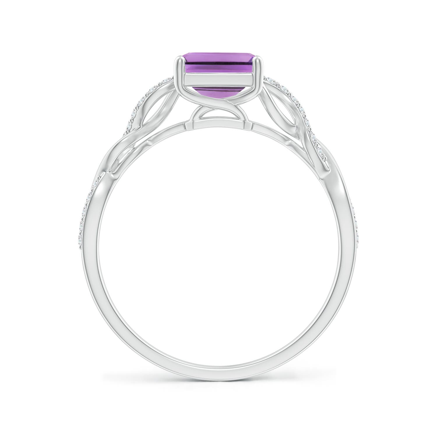 A - Amethyst / 1.63 CT / 14 KT White Gold