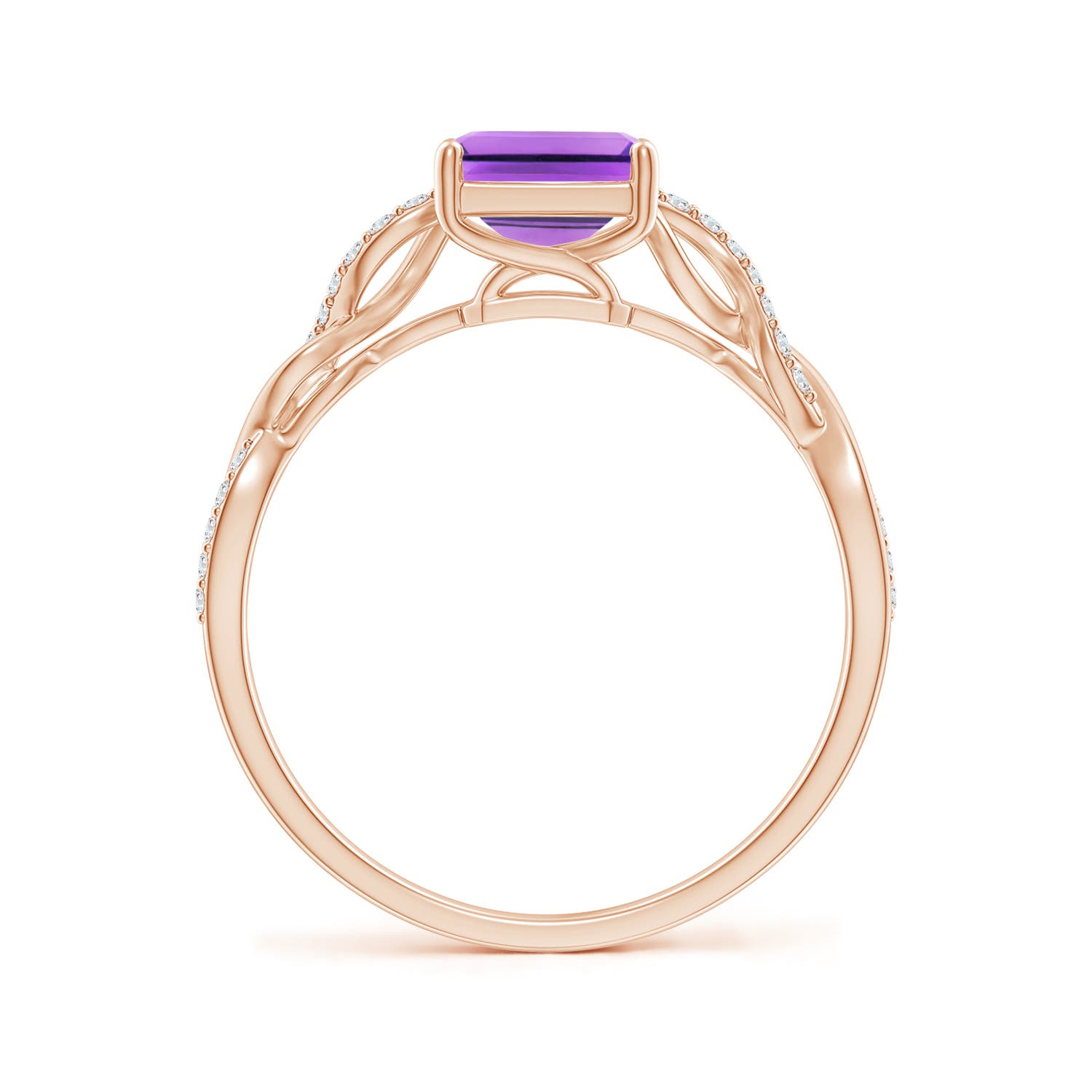 AA - Amethyst / 1.63 CT / 14 KT Rose Gold