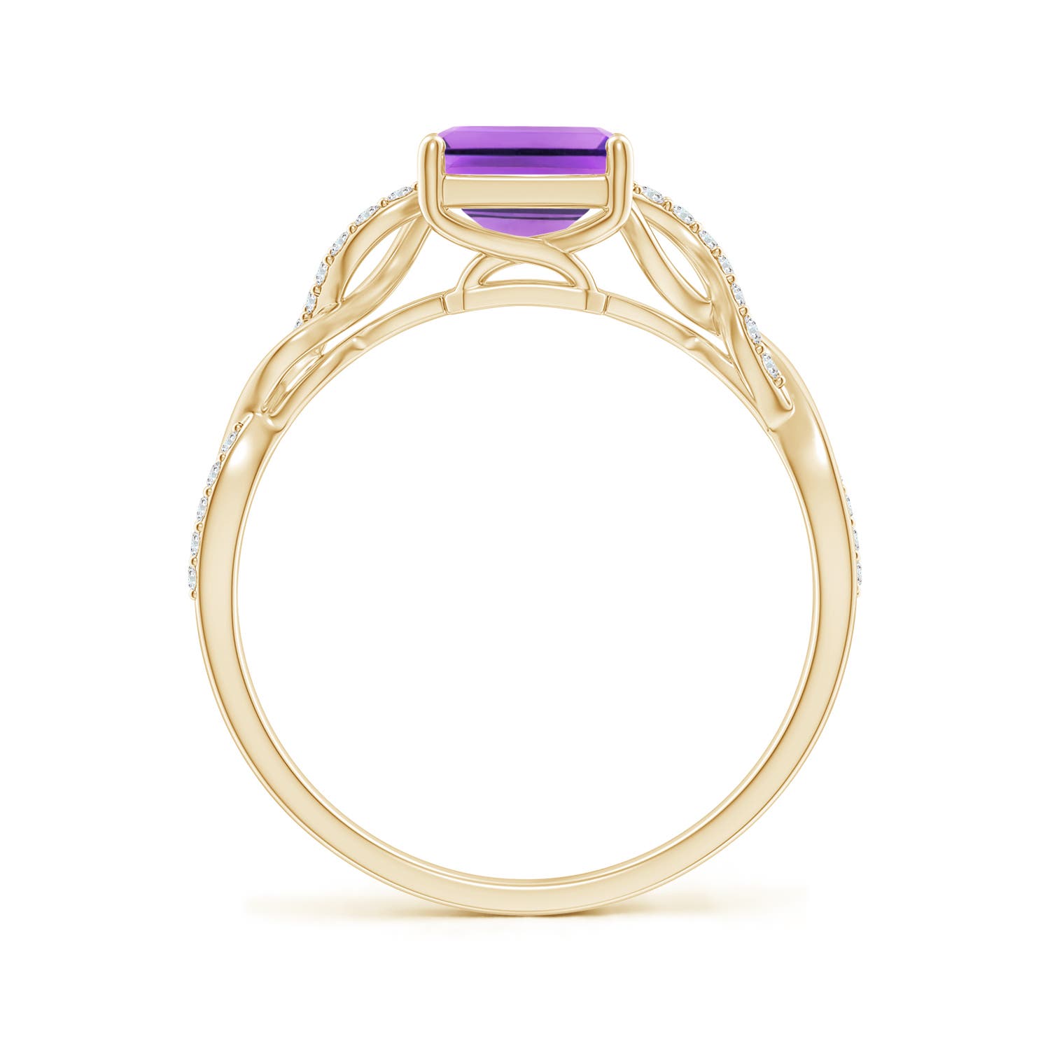 AA - Amethyst / 1.63 CT / 14 KT Yellow Gold