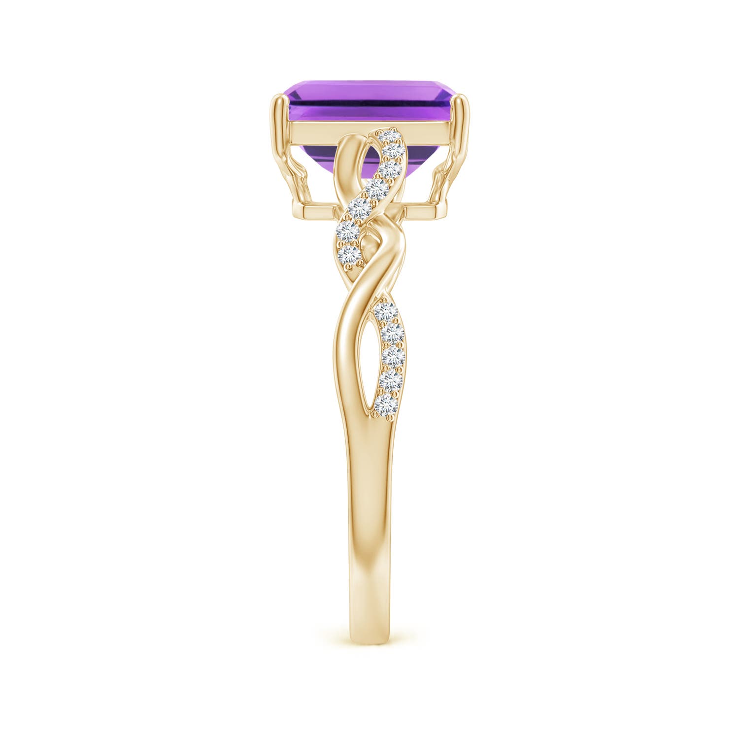 AA - Amethyst / 1.63 CT / 14 KT Yellow Gold