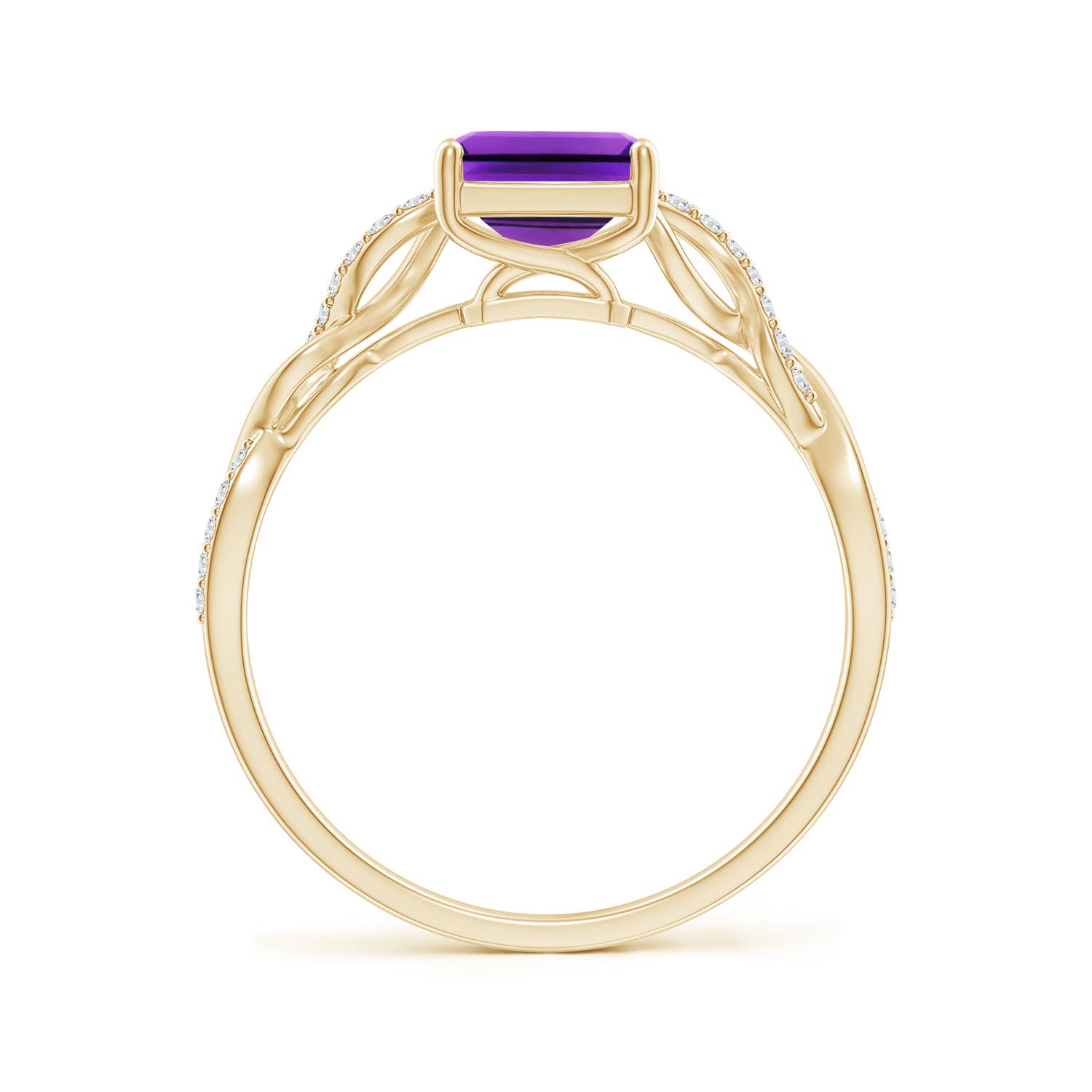 AAAA - Amethyst / 1.63 CT / 14 KT Yellow Gold