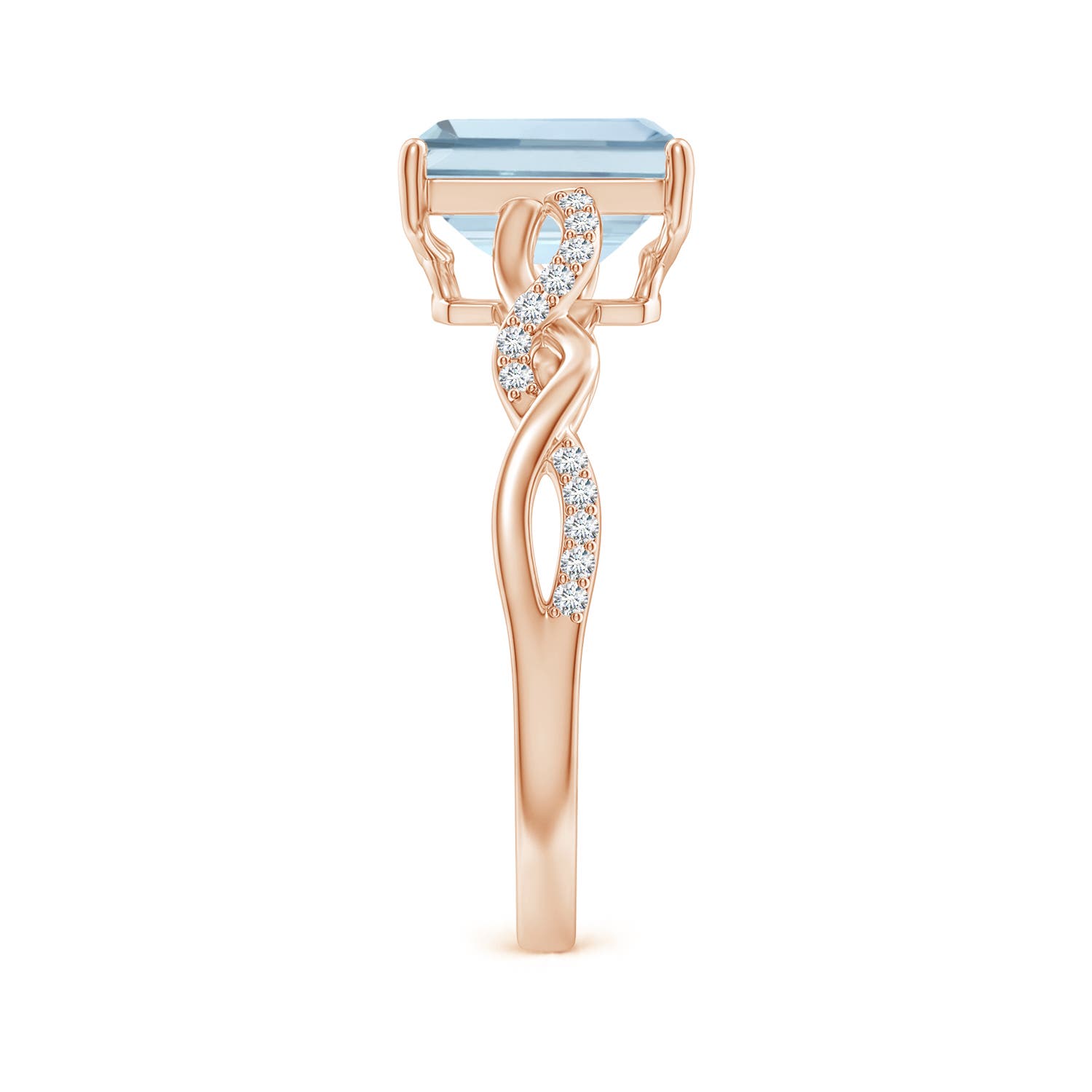 A - Aquamarine / 1.48 CT / 14 KT Rose Gold