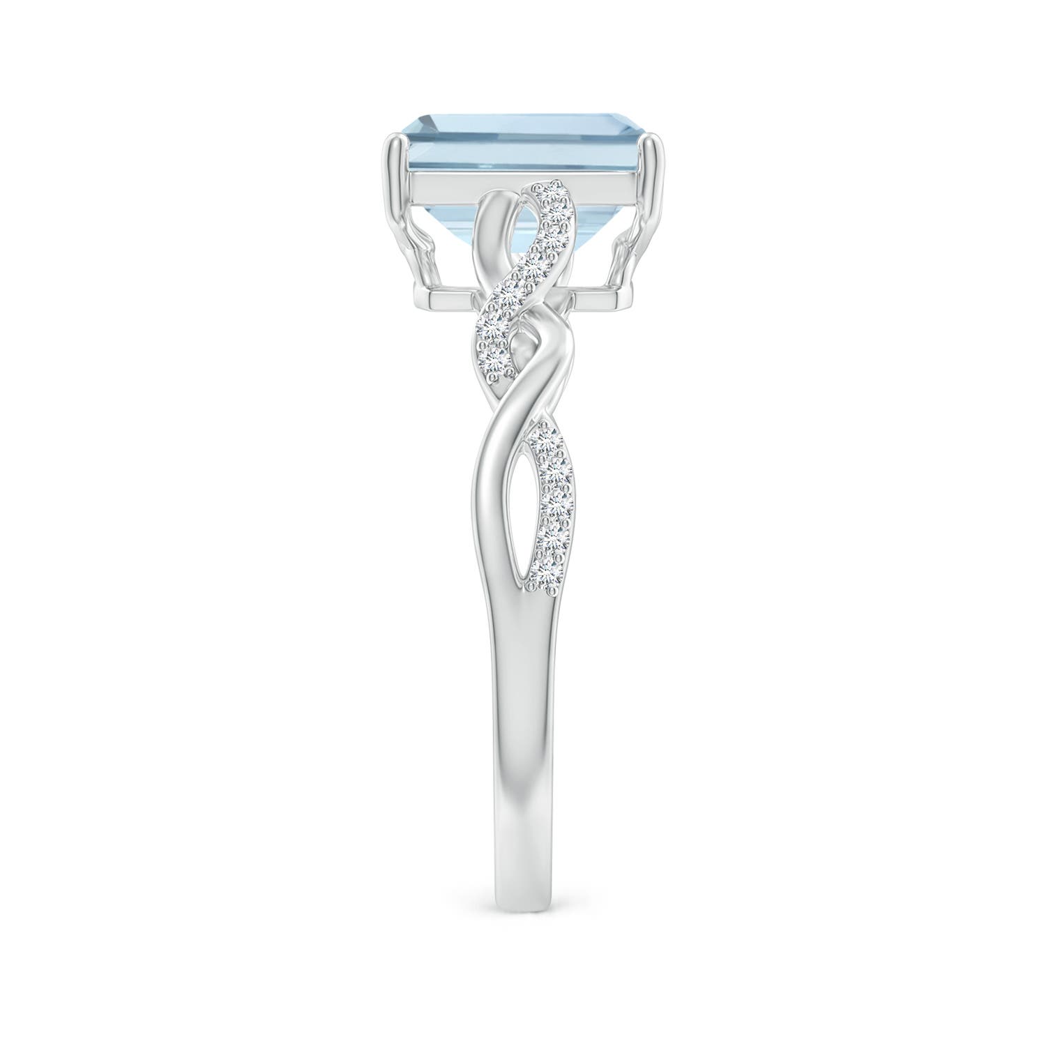 A - Aquamarine / 1.48 CT / 14 KT White Gold