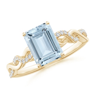 Emerald Cut A Aquamarine