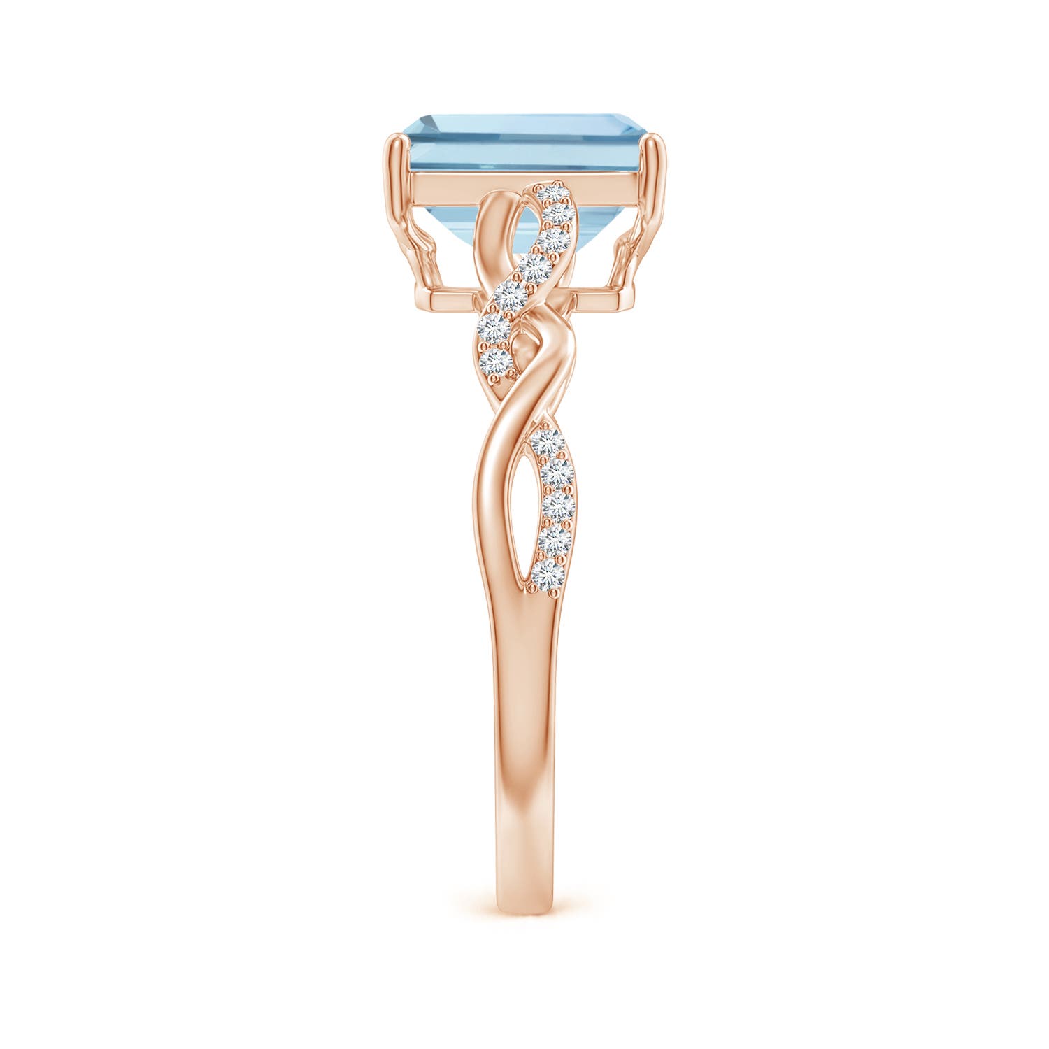 AA - Aquamarine / 1.48 CT / 14 KT Rose Gold