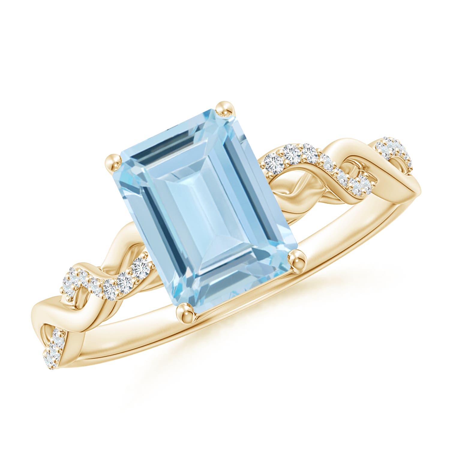 AA - Aquamarine / 1.48 CT / 14 KT Yellow Gold