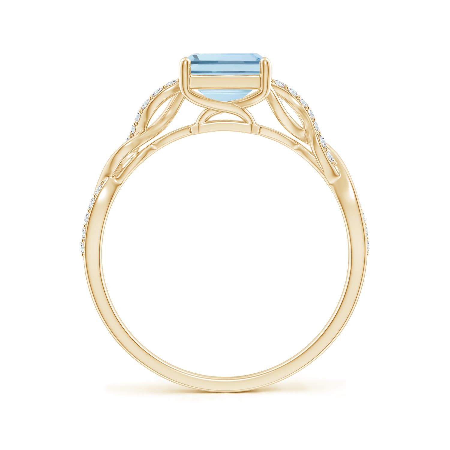 AA - Aquamarine / 1.48 CT / 14 KT Yellow Gold