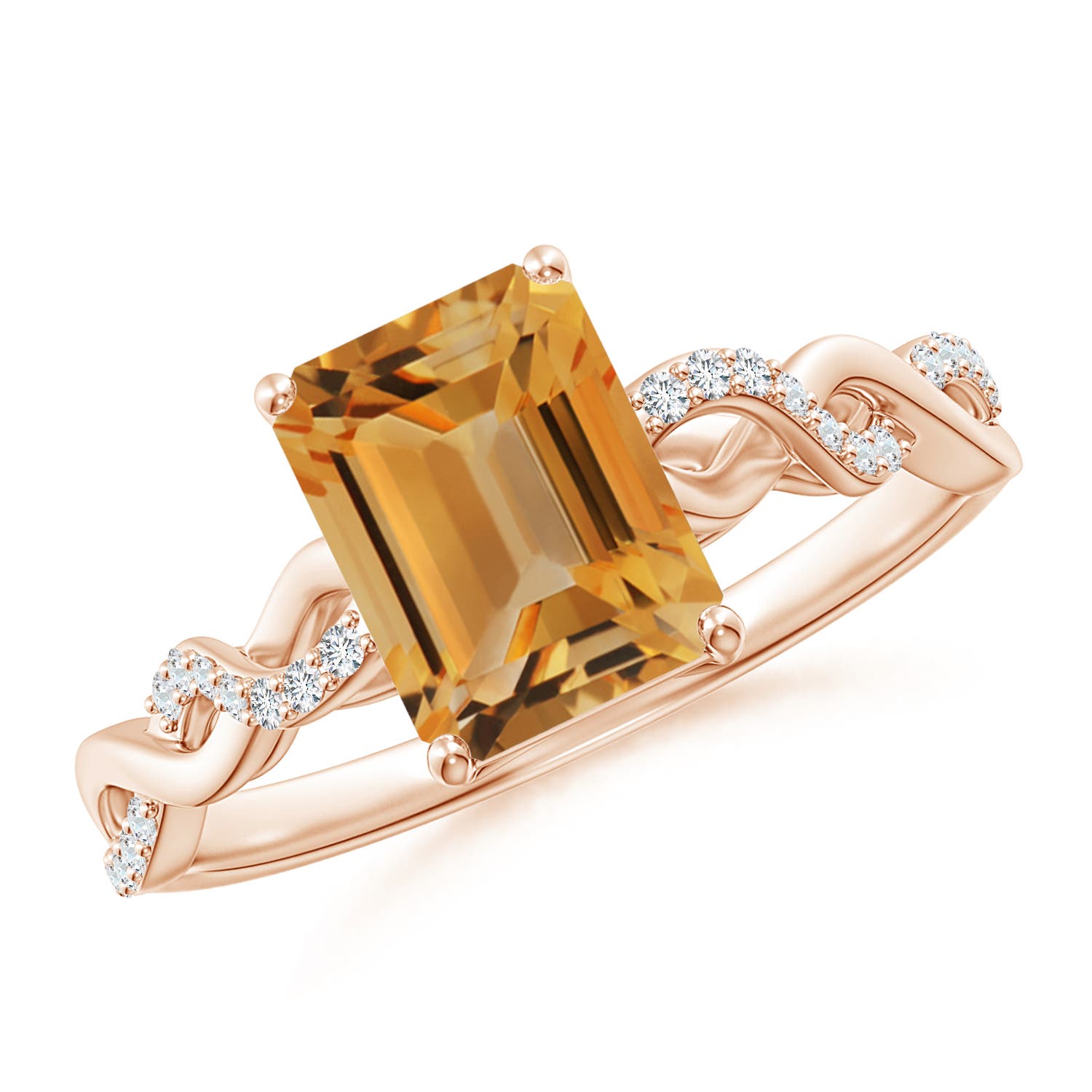 A - Citrine / 1.63 CT / 14 KT Rose Gold