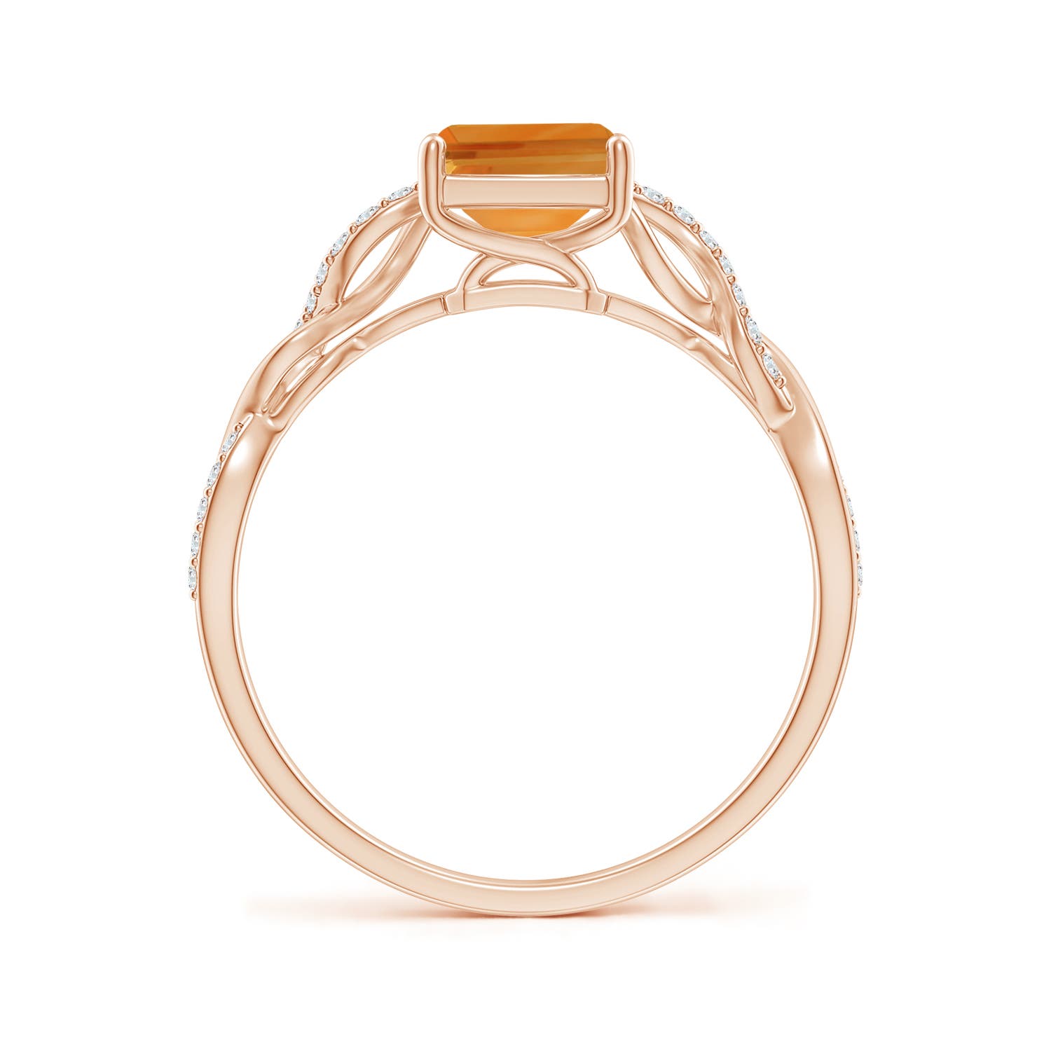 AA - Citrine / 1.63 CT / 14 KT Rose Gold