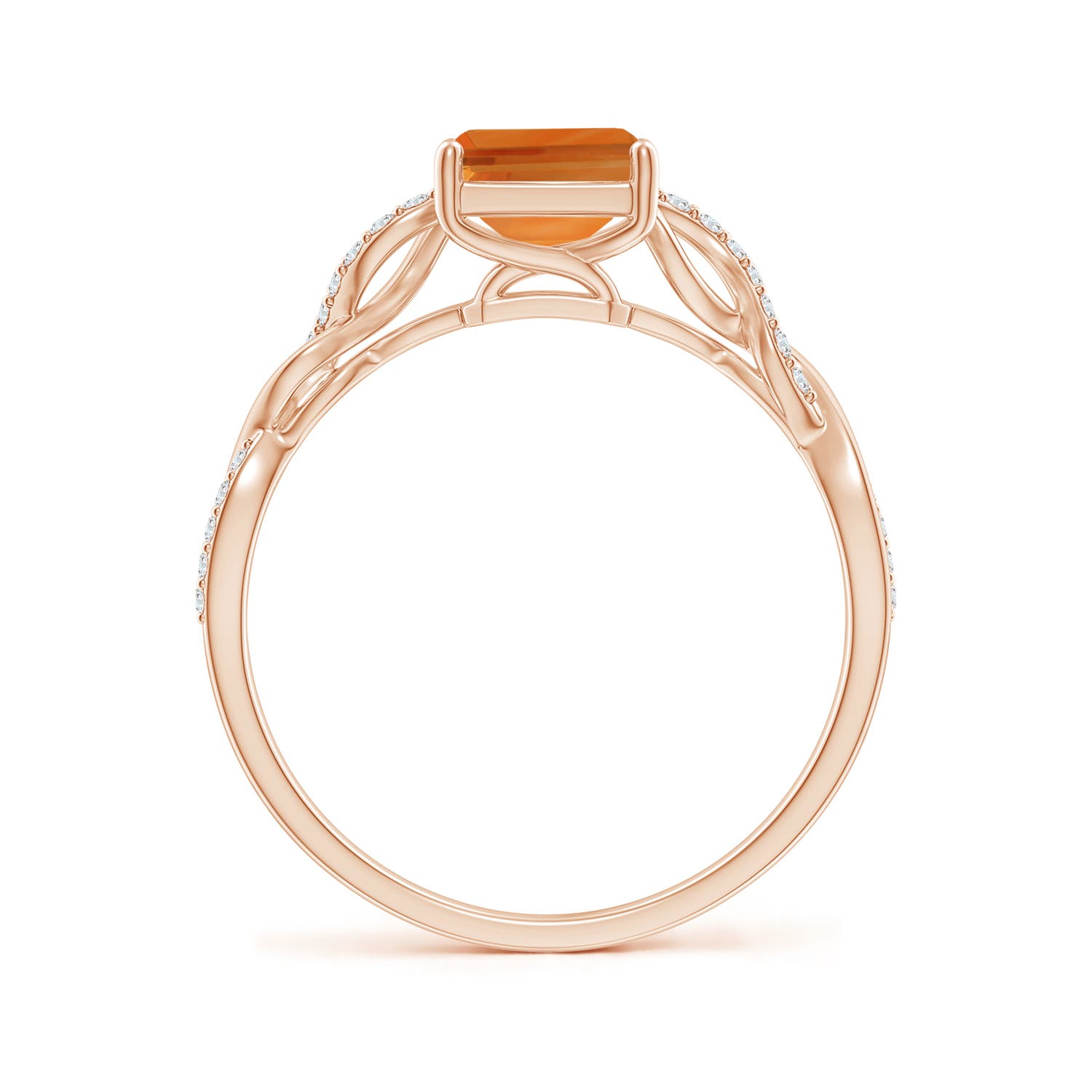 AAA - Citrine / 1.63 CT / 14 KT Rose Gold