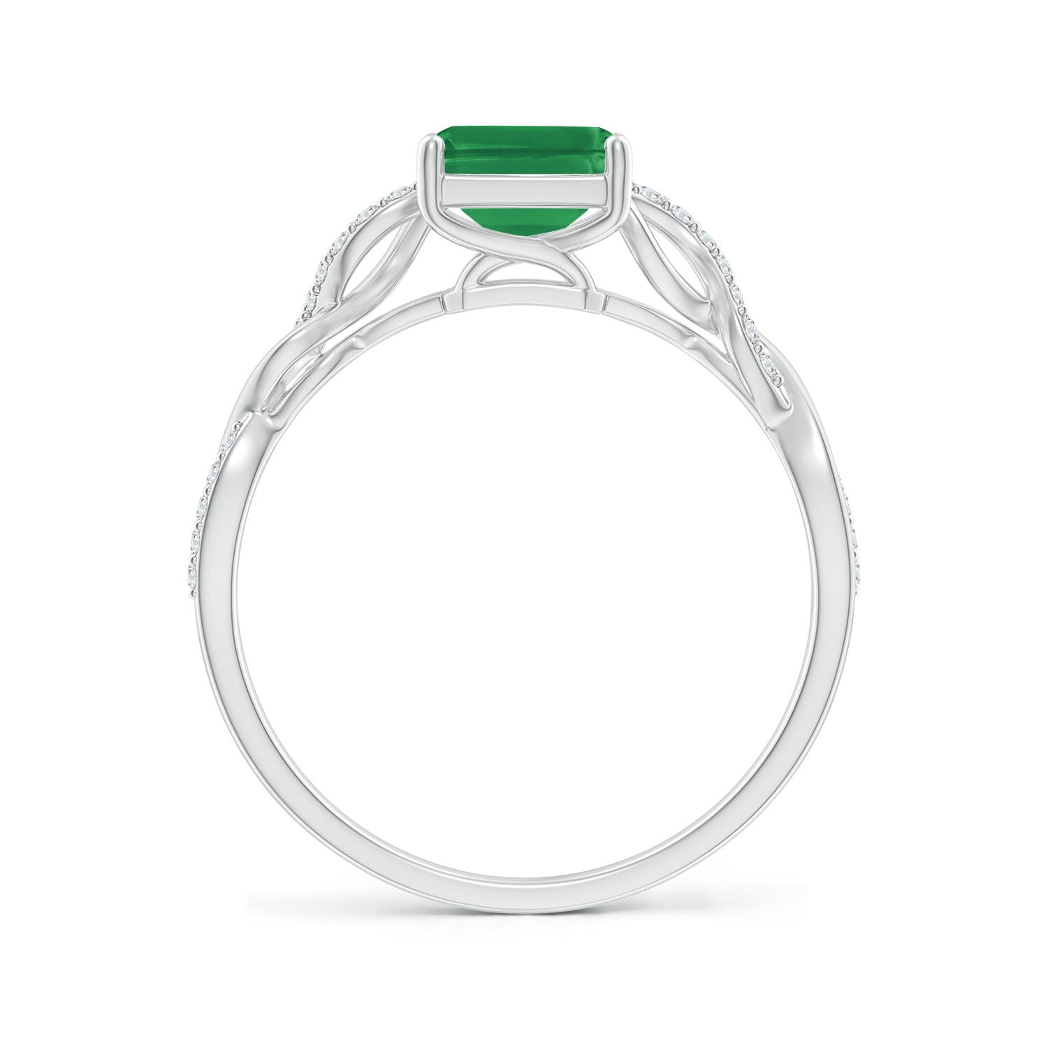 AA - Emerald / 1.63 CT / 14 KT White Gold