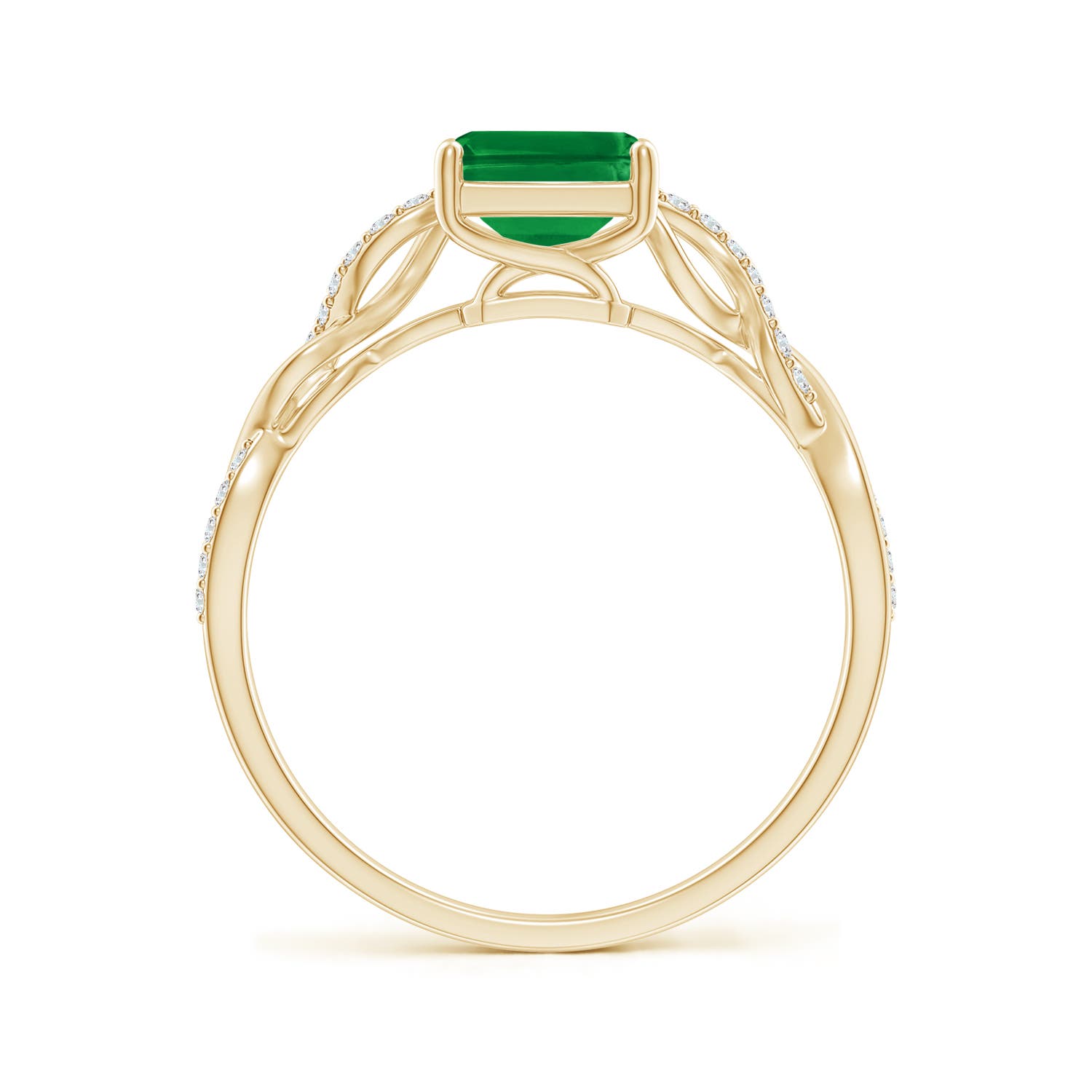 AAA - Emerald / 1.63 CT / 14 KT Yellow Gold