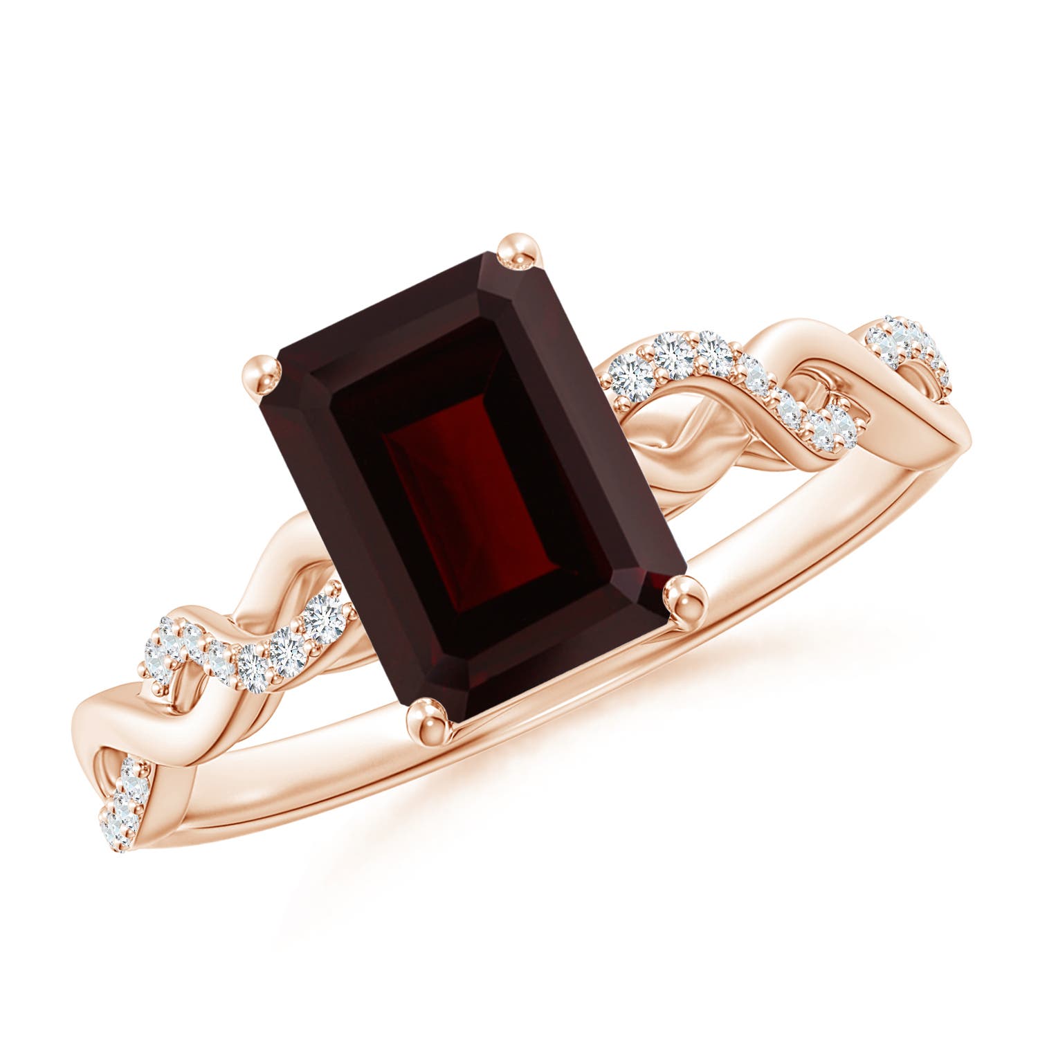 A - Garnet / 1.93 CT / 14 KT Rose Gold