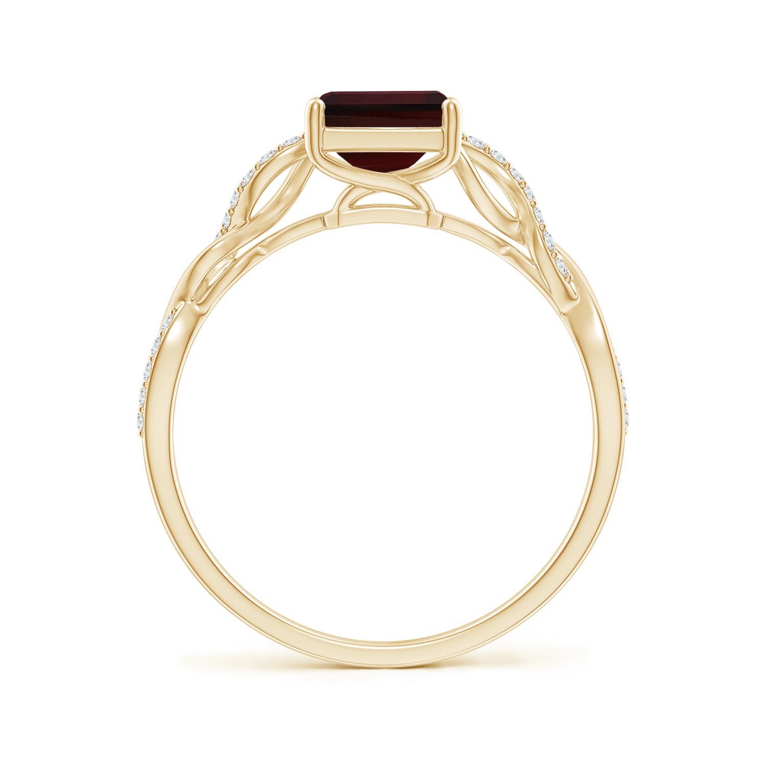 A - Garnet / 1.93 CT / 14 KT Yellow Gold