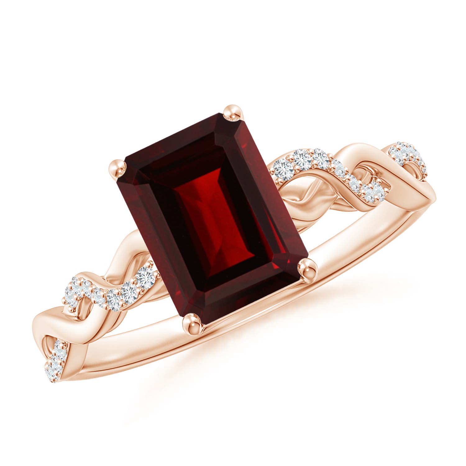 AA - Garnet / 1.93 CT / 14 KT Rose Gold