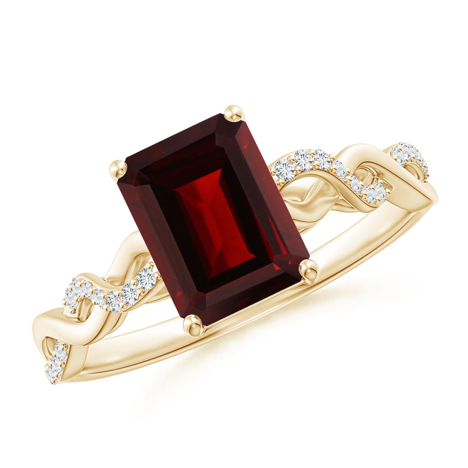 AA - Garnet / 1.93 CT / 14 KT Yellow Gold