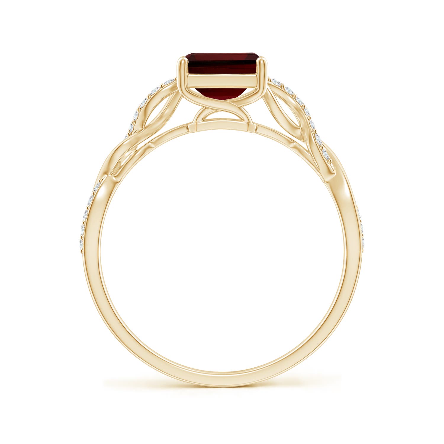 AA - Garnet / 1.93 CT / 14 KT Yellow Gold