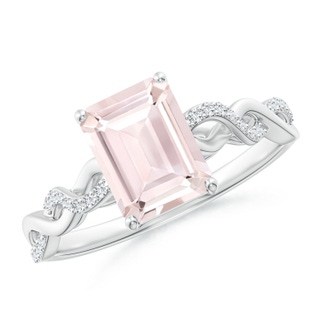 Emerald Cut A Morganite