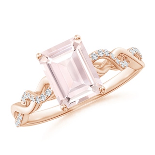 Emerald Cut A Morganite