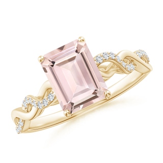 Emerald Cut AA Morganite