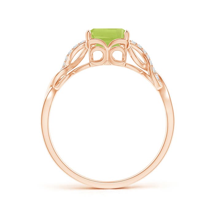 AA - Peridot / 1.73 CT / 14 KT Rose Gold