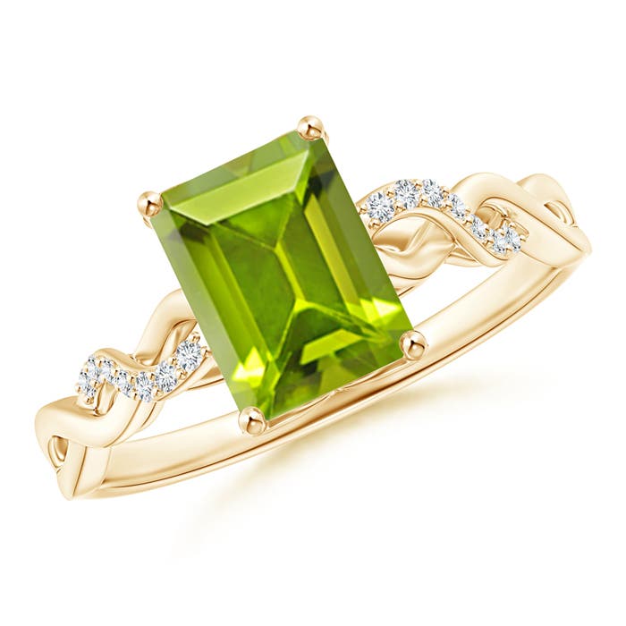 AAA - Peridot / 1.73 CT / 14 KT Yellow Gold