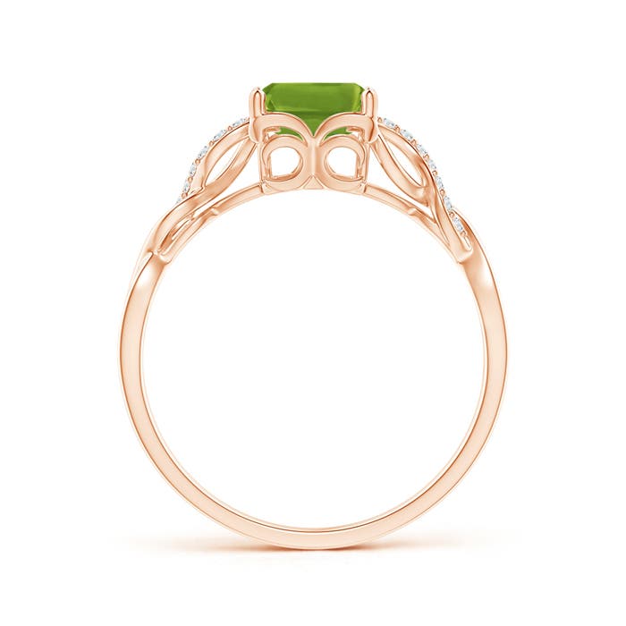 AAAA - Peridot / 1.73 CT / 14 KT Rose Gold