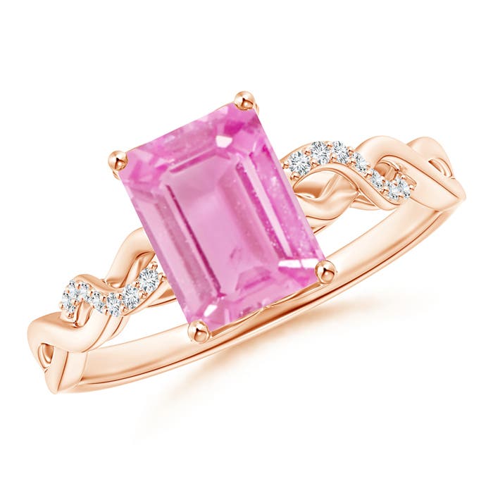 A - Pink Sapphire / 1.63 CT / 14 KT Rose Gold