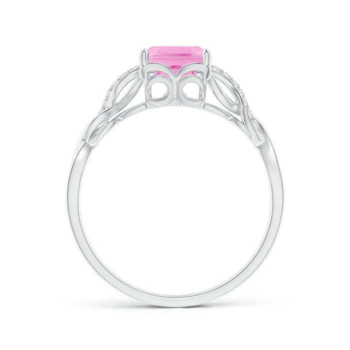 A - Pink Sapphire / 1.63 CT / 14 KT White Gold