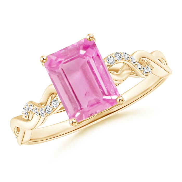 A - Pink Sapphire / 1.63 CT / 14 KT Yellow Gold