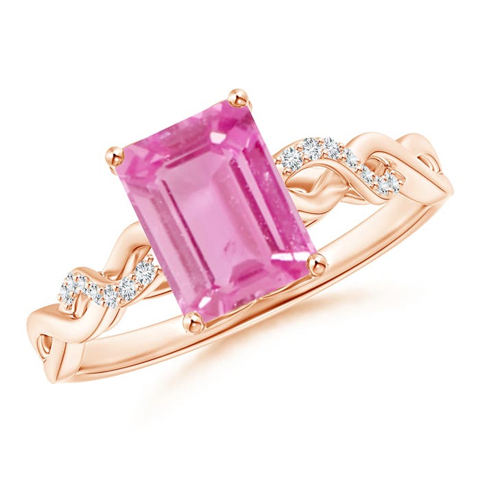 AA - Pink Sapphire / 1.63 CT / 14 KT Rose Gold