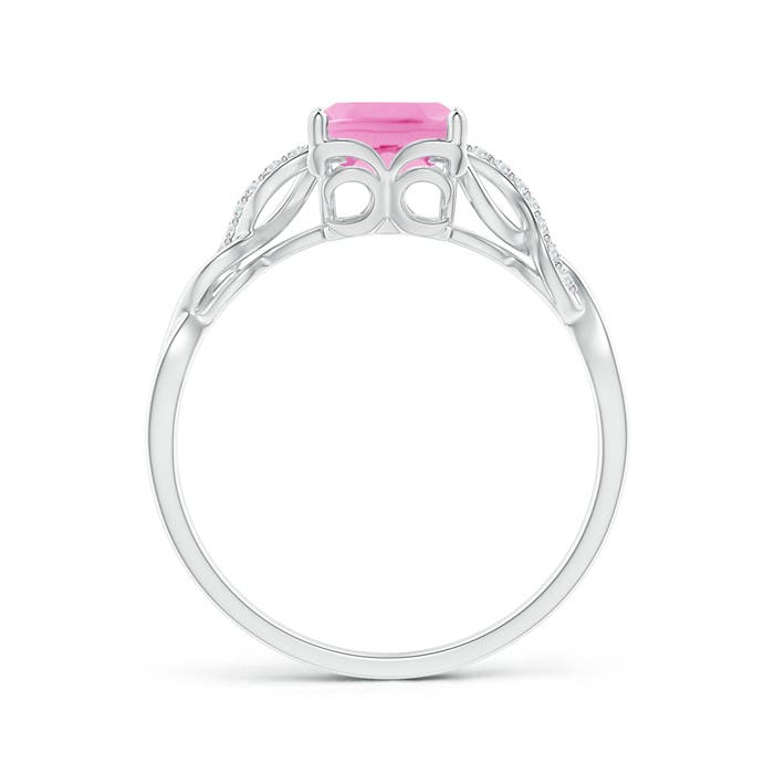 AA - Pink Sapphire / 1.63 CT / 14 KT White Gold