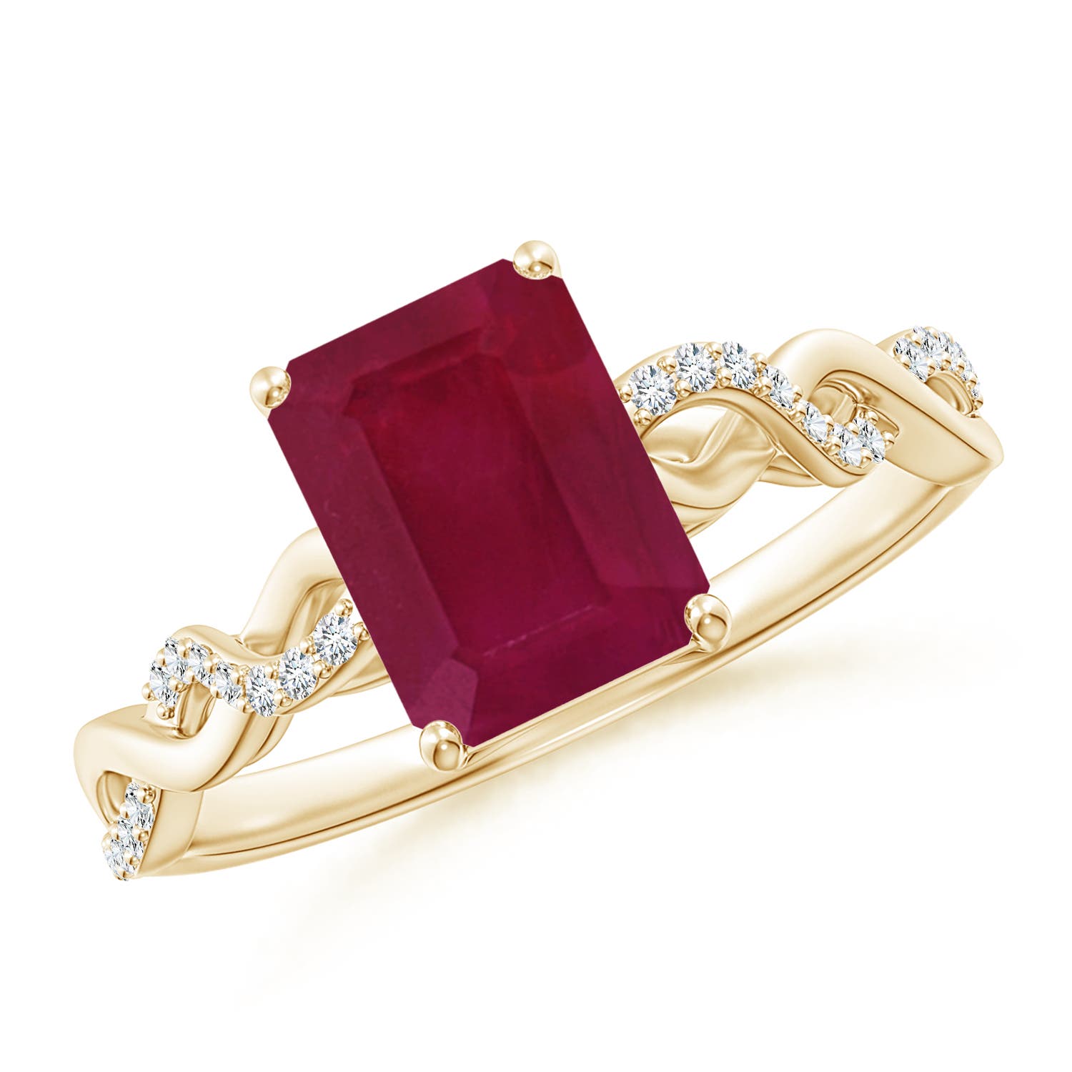 A - Ruby / 1.73 CT / 14 KT Yellow Gold