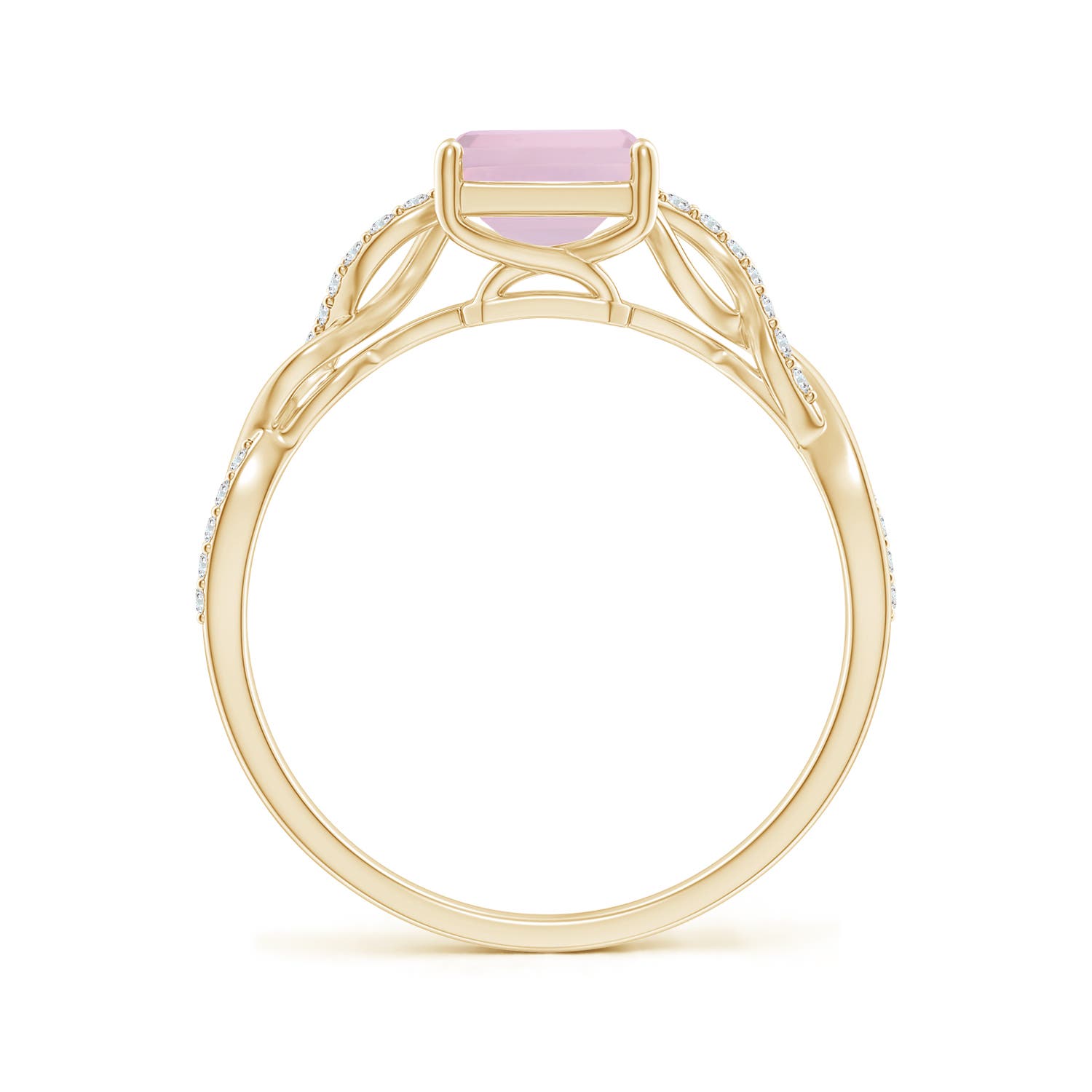 AAA - Rose Quartz / 1.68 CT / 14 KT Yellow Gold