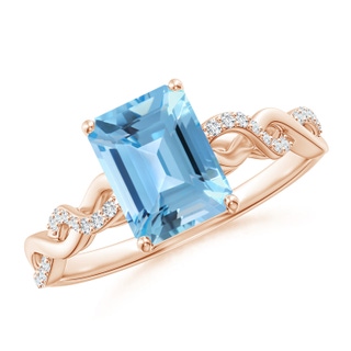 Emerald Cut A Swiss Blue Topaz