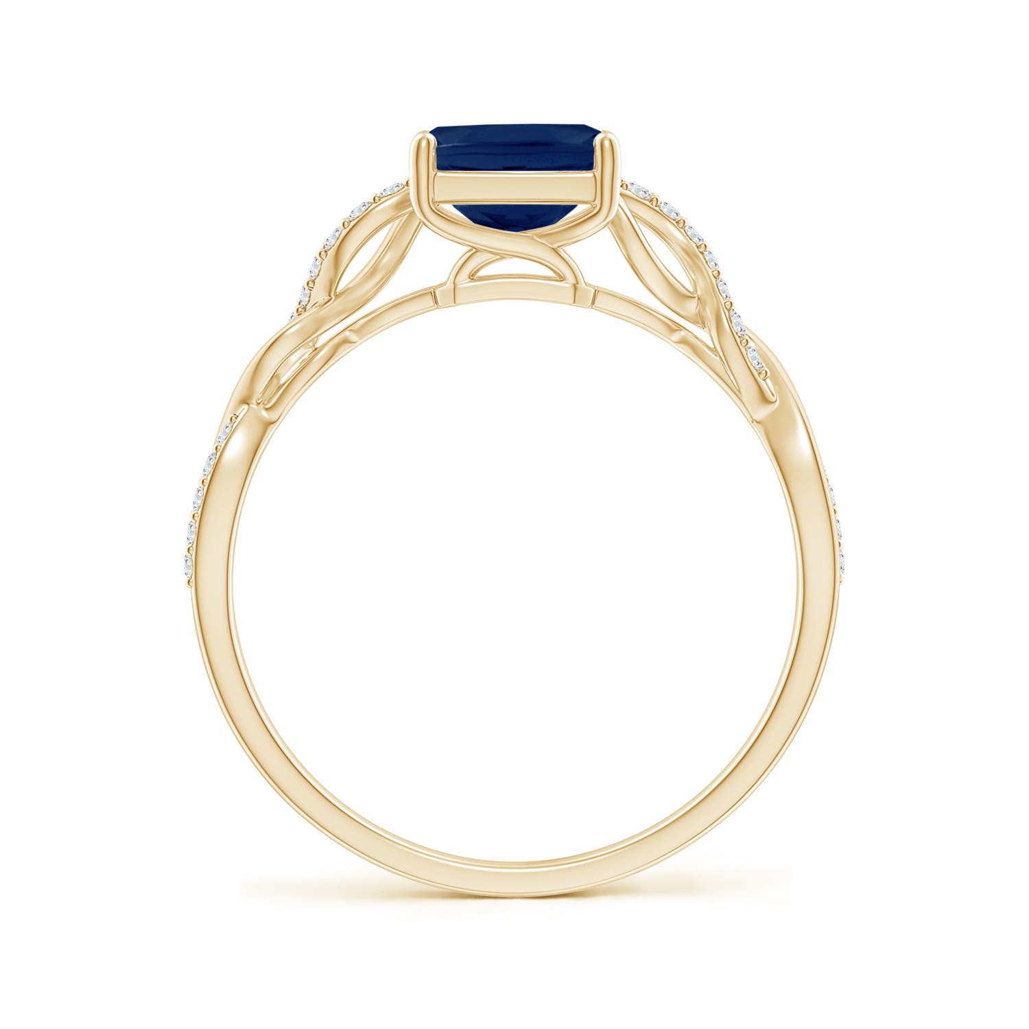 A - Blue Sapphire / 1.78 CT / 14 KT Yellow Gold