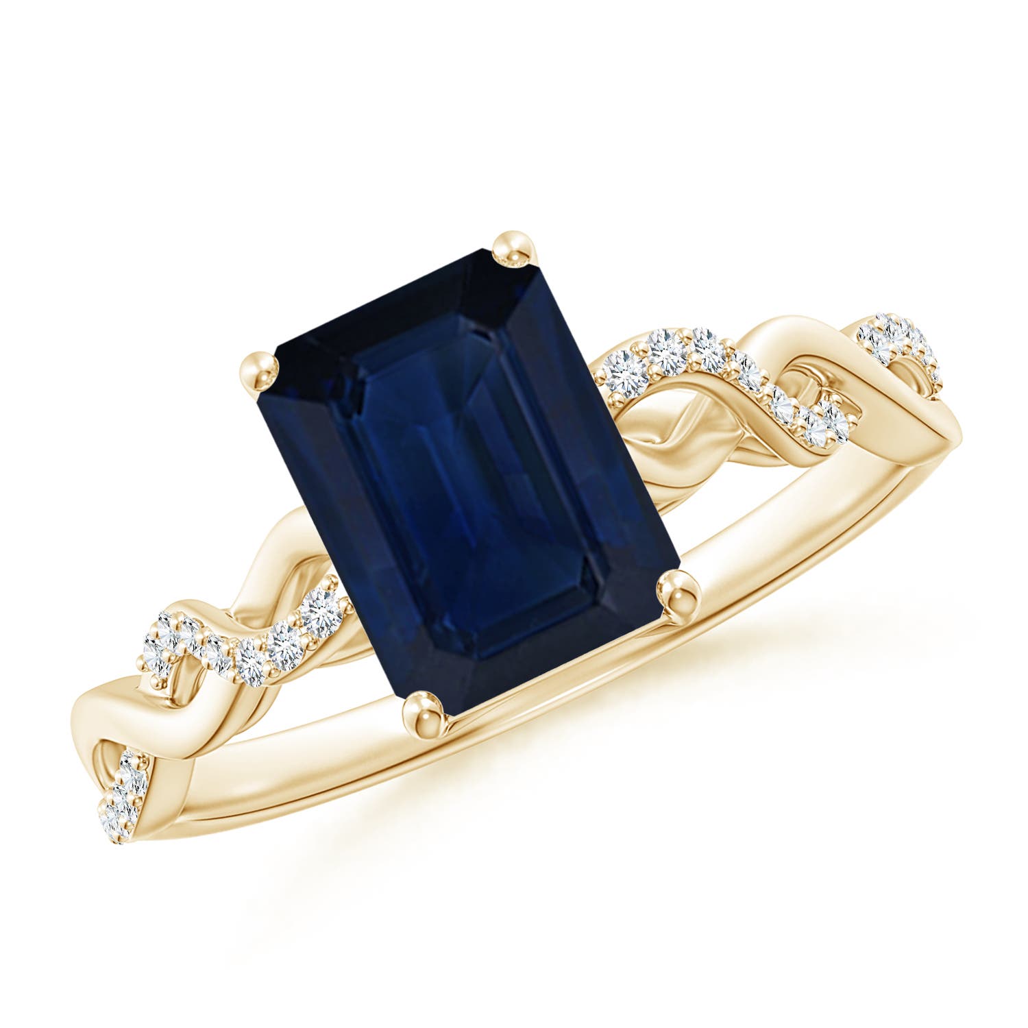 AA - Blue Sapphire / 1.78 CT / 14 KT Yellow Gold