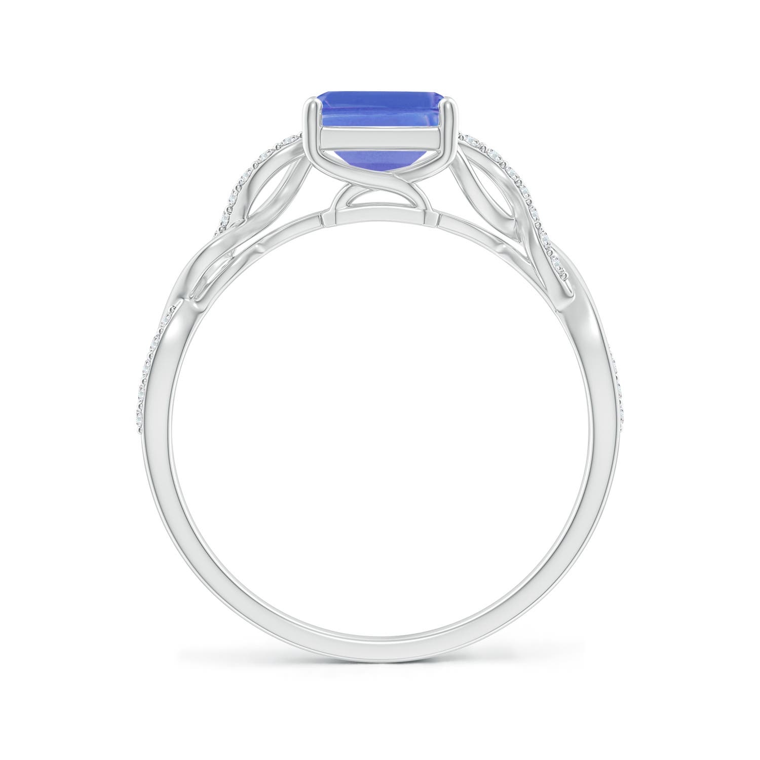 AA - Tanzanite / 1.63 CT / 14 KT White Gold