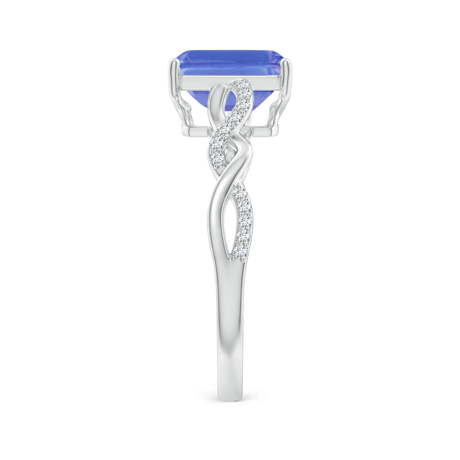 AA - Tanzanite / 1.63 CT / 14 KT White Gold