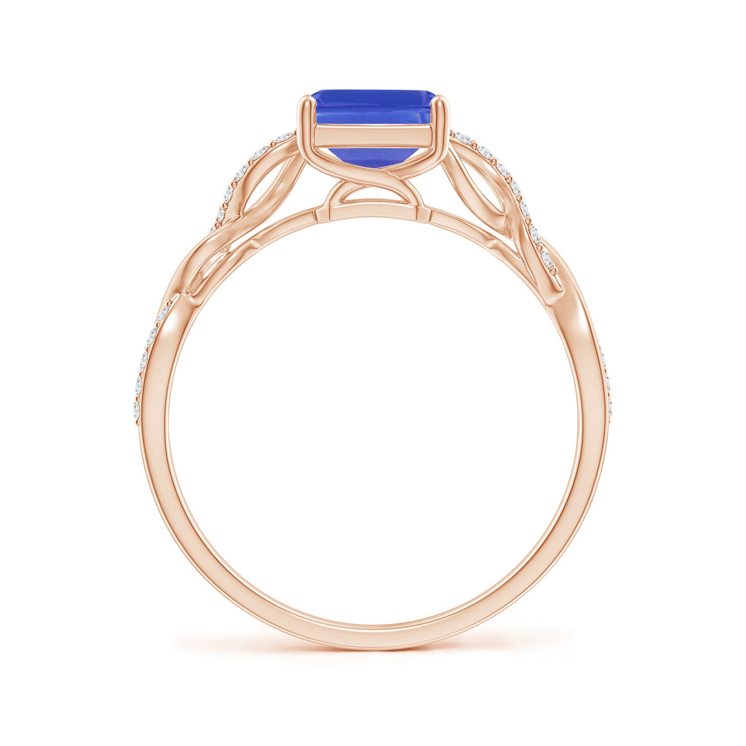 AAA - Tanzanite / 1.63 CT / 14 KT Rose Gold