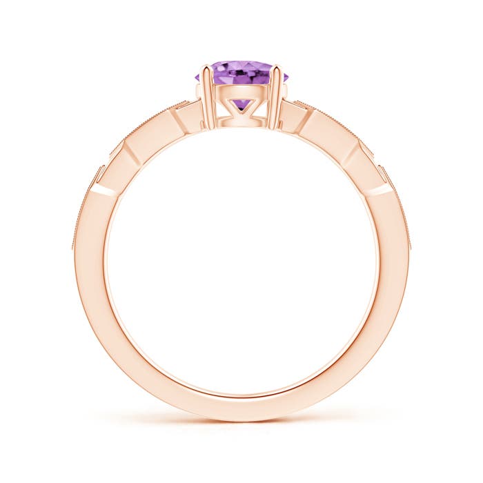 A - Amethyst / 0.87 CT / 14 KT Rose Gold