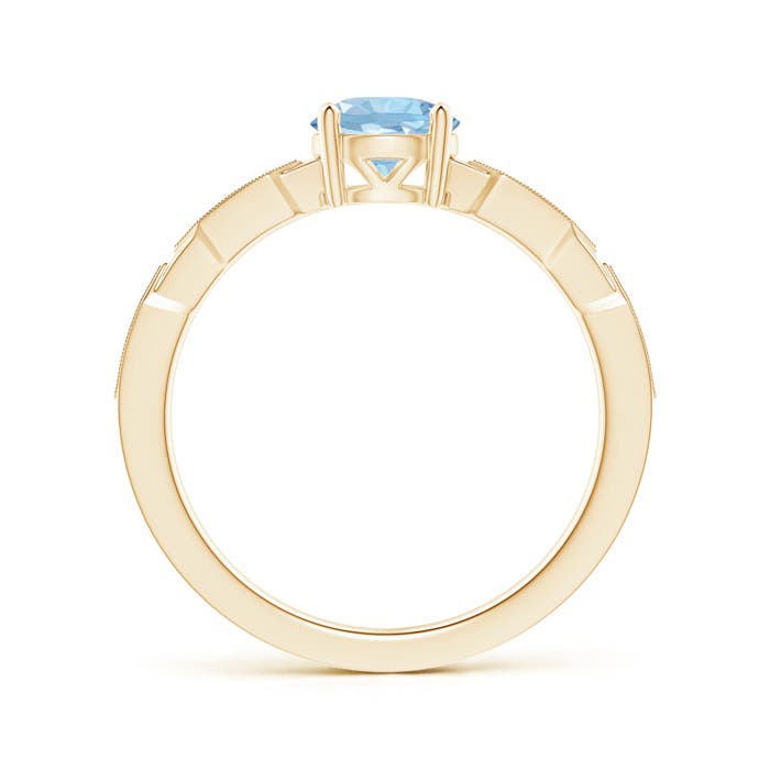 AAA - Aquamarine / 0.79 CT / 14 KT Yellow Gold