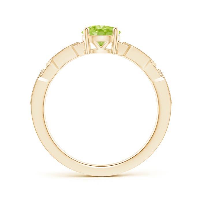 AA - Peridot / 1.02 CT / 14 KT Yellow Gold