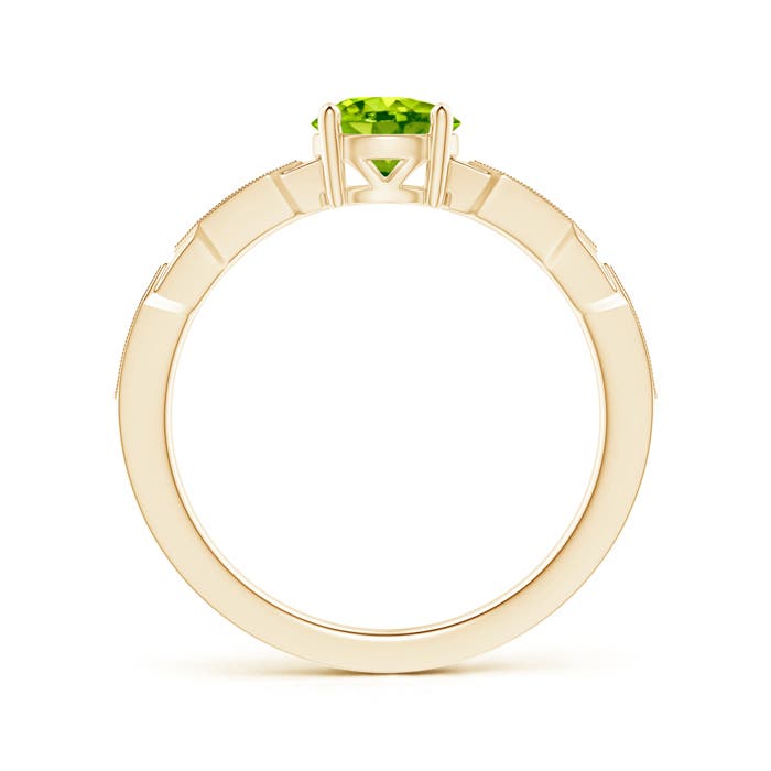 AAA - Peridot / 1.02 CT / 14 KT Yellow Gold