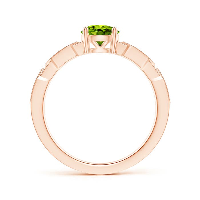 AAAA - Peridot / 1.02 CT / 14 KT Rose Gold