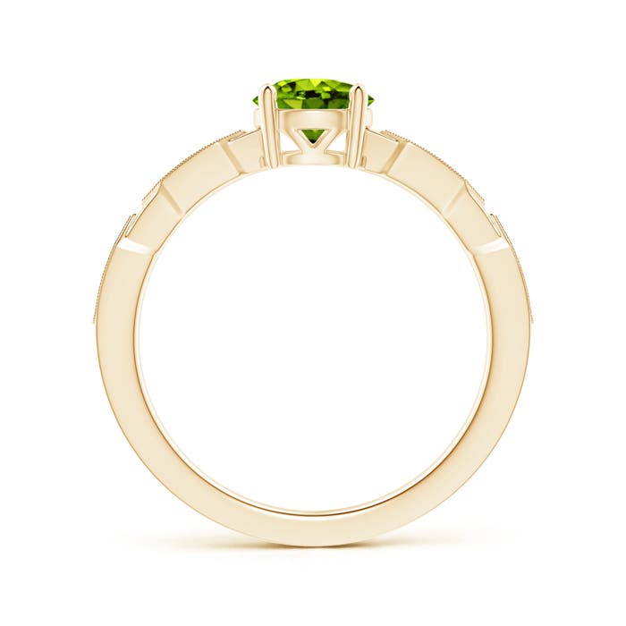 AAAA - Peridot / 1.02 CT / 14 KT Yellow Gold